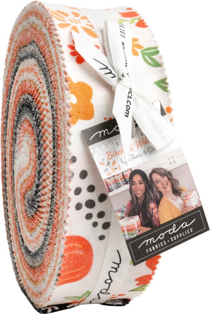 Sherri and Chelsi Birch and Willow Honey Bun 40 1.5-inch Strips Moda Fabrics 37720HB