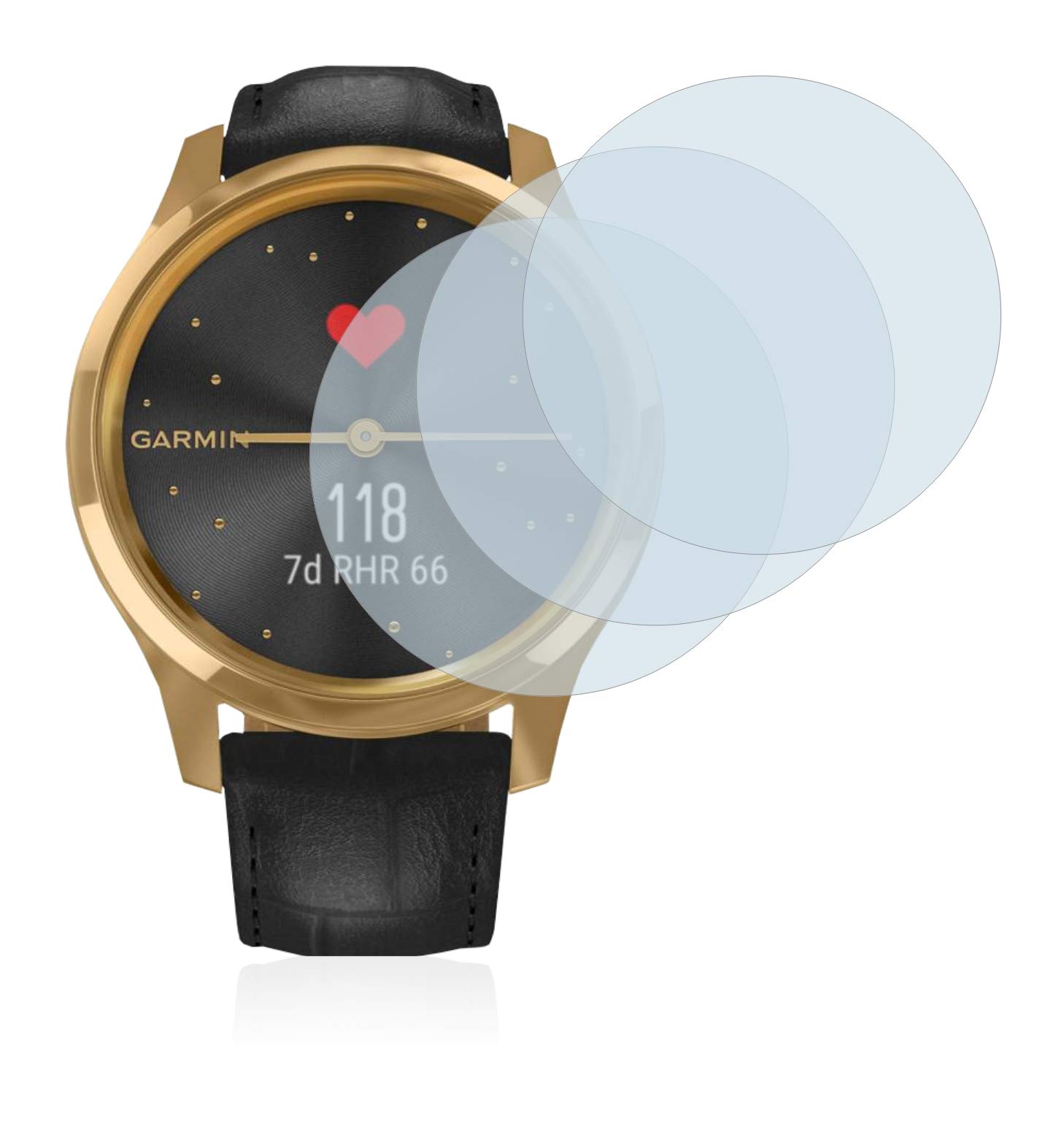 Protection D'écran Verre Mat Anti-reflet Pour Garmin Vivomove Luxe 42mm - 3 Films Trempés 9H - BROTECT