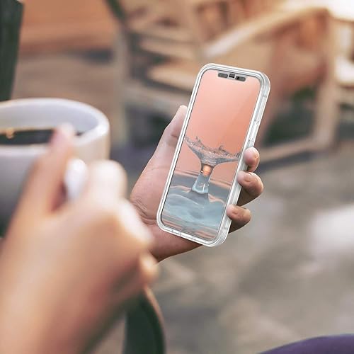 Miniatura 7 de SURITCH - Carcasa de mármol para iPhone 12 Mini, Protector de pantalla integrado Protección de cuerpo completo a prueba de golpes de silicona