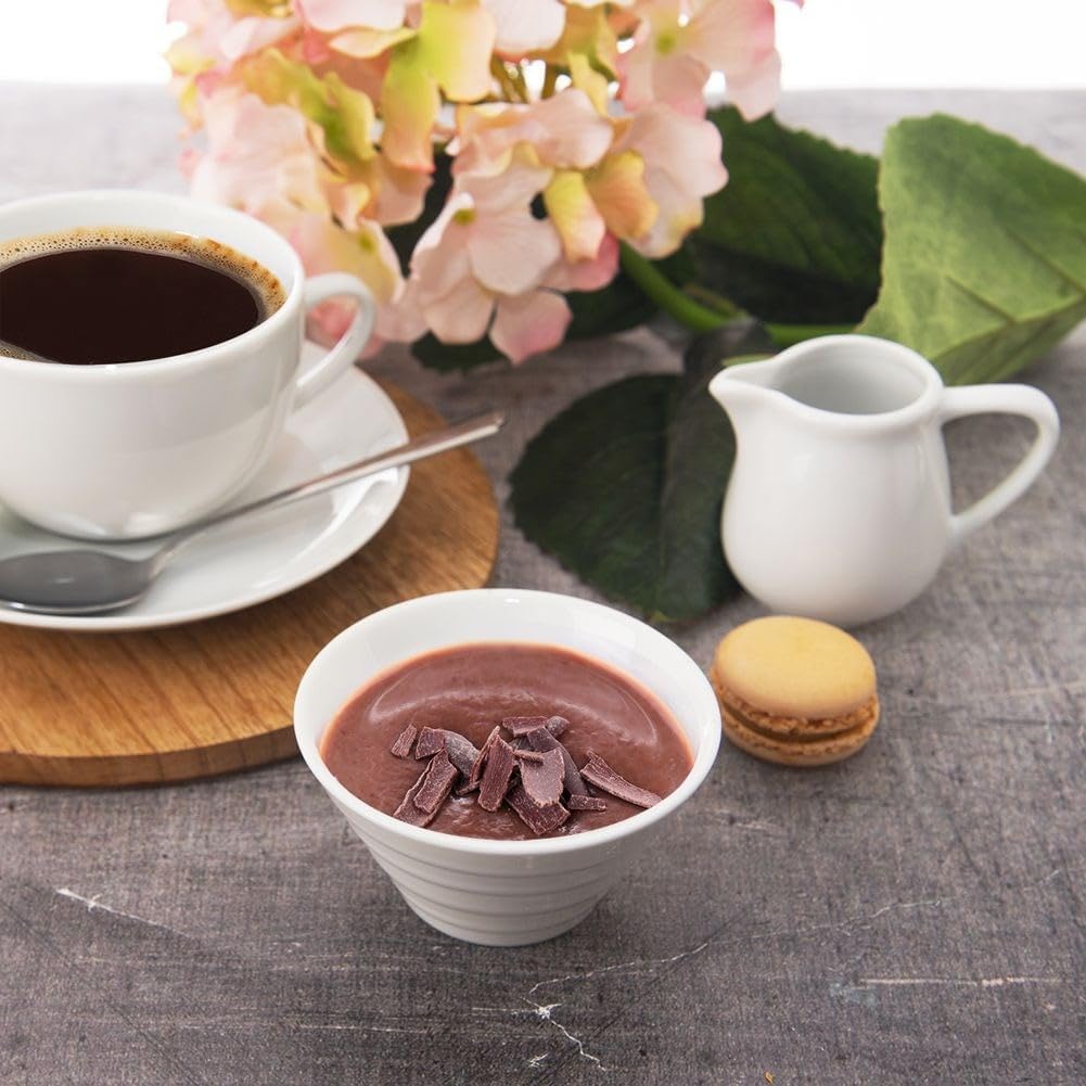 Orion group - Porzellan-Milchkännchen 260 ml - Milchkännchen - Sahnekännchen - Milchkanne Kännchen aus Porzellan - Milk jug - Klein mit Griff - weiß