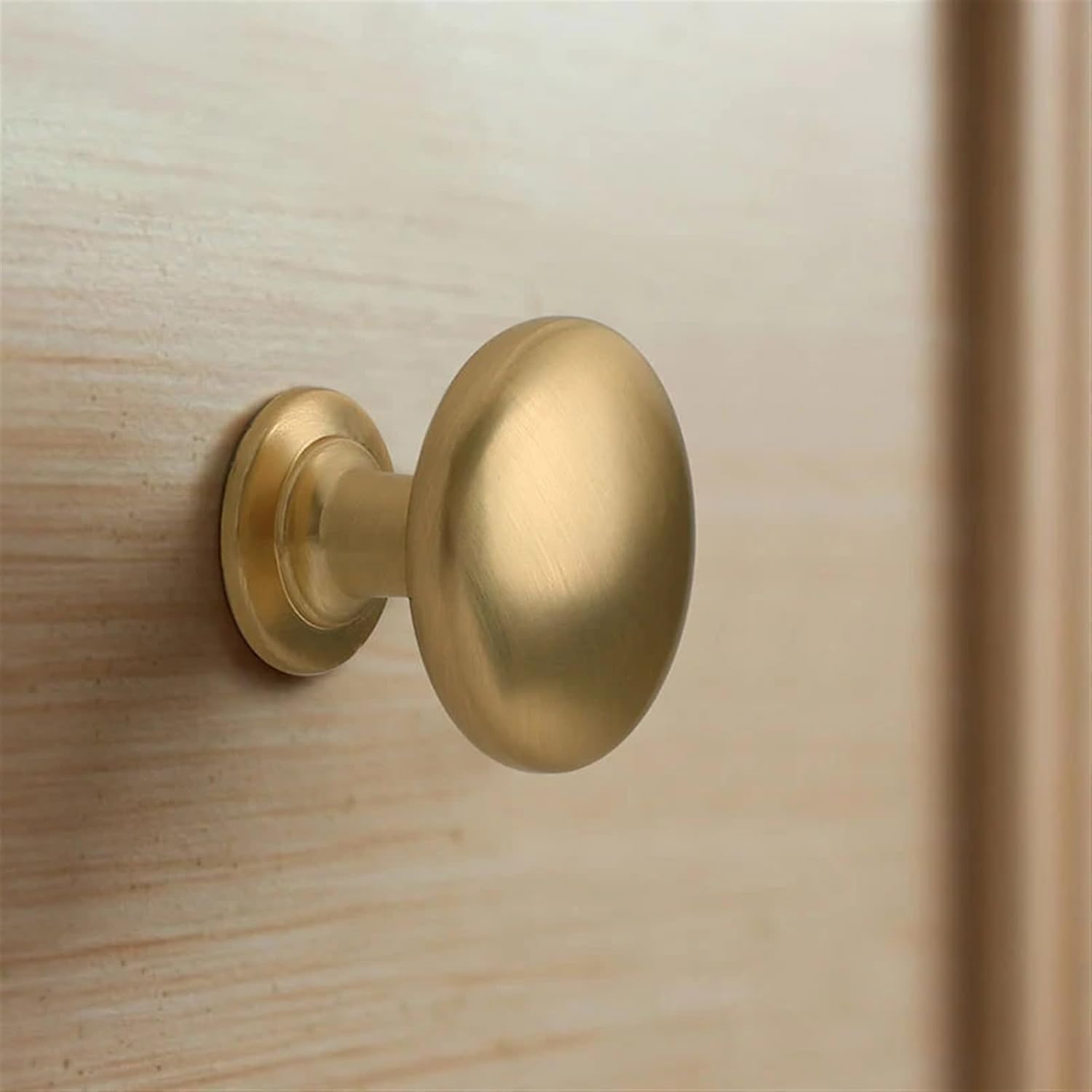 Shoe Cabinet Handle Imitation Copper Drawer Knobs Cabinet Door Single Hole Handle Antique Furniture Hardware Brass Knobs 1/5Pcs (Color : 6906-Single 5pc)