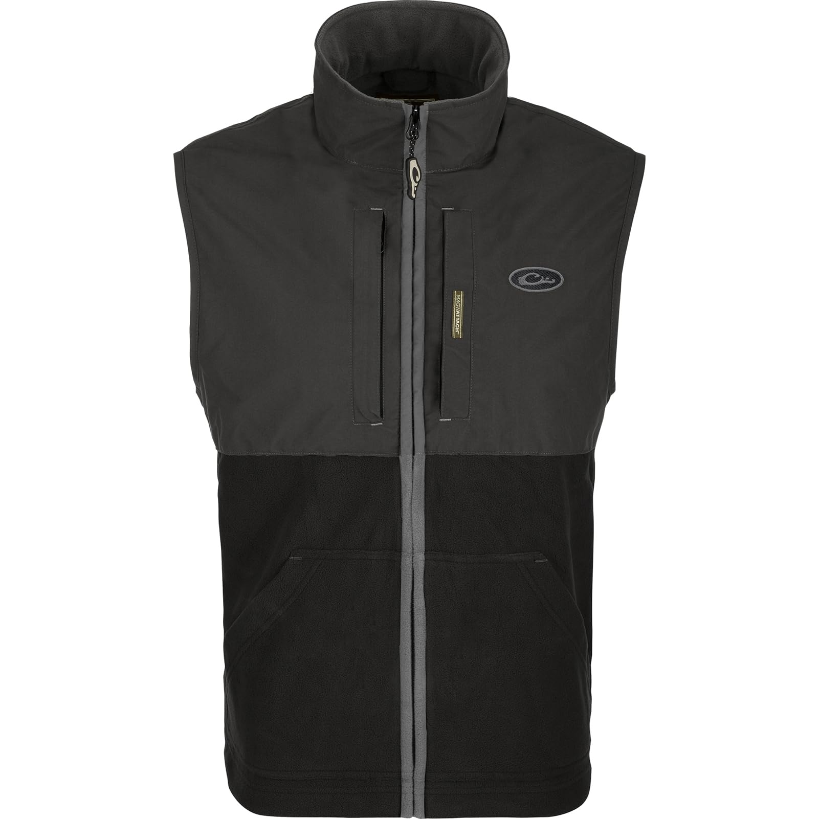 drake waterfowl DRAKE Men's Eqwader Waterproof Windproof Breathable Moisture-Wicking Fleece Lined Hunting Vest | Taped Seams in Upper Body-picture-35
