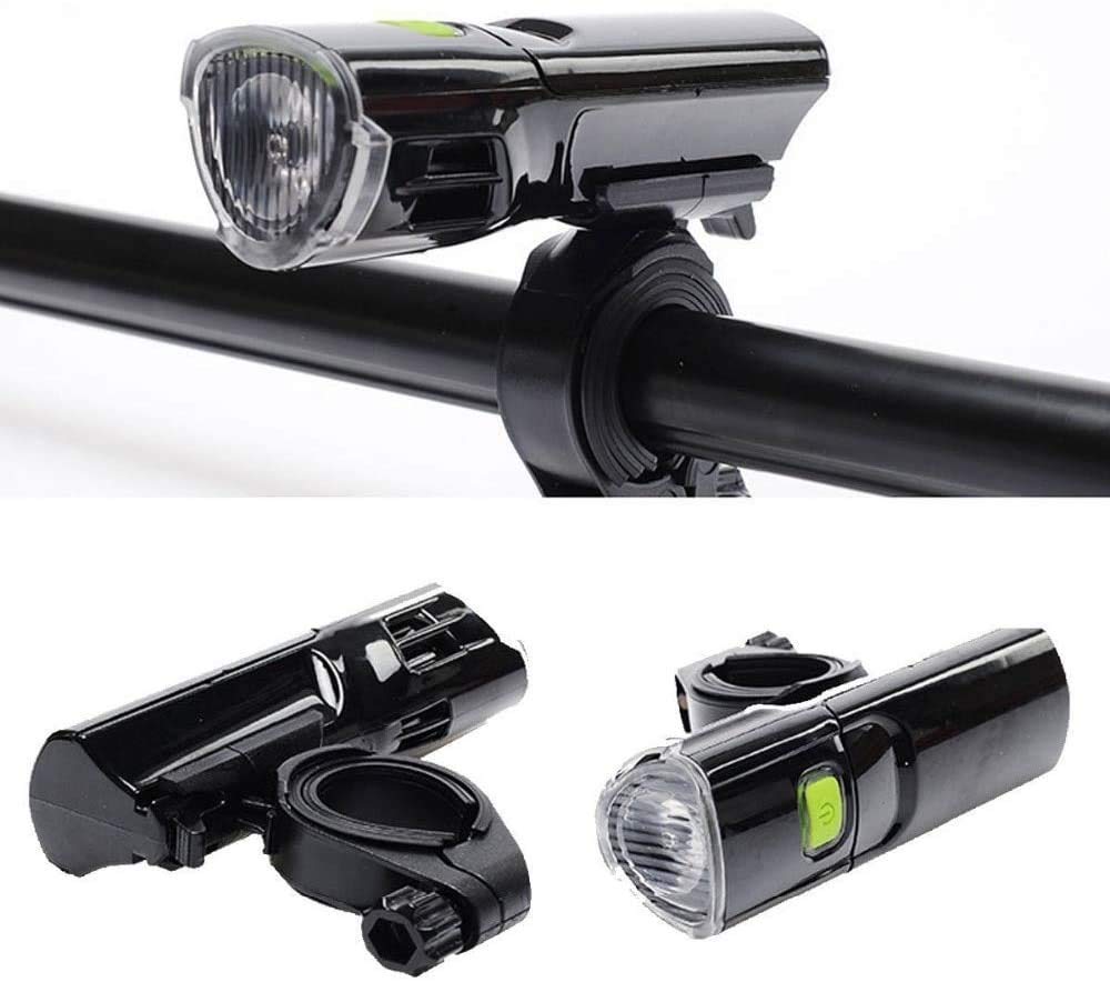 Luz de Bicicleta LED Recargable USB, luz Delantera de la luz Delantera de la Bicicleta, Impermeable, fácil de Instalar para los niños Hombres Mujeres Ciclismo Flashlight