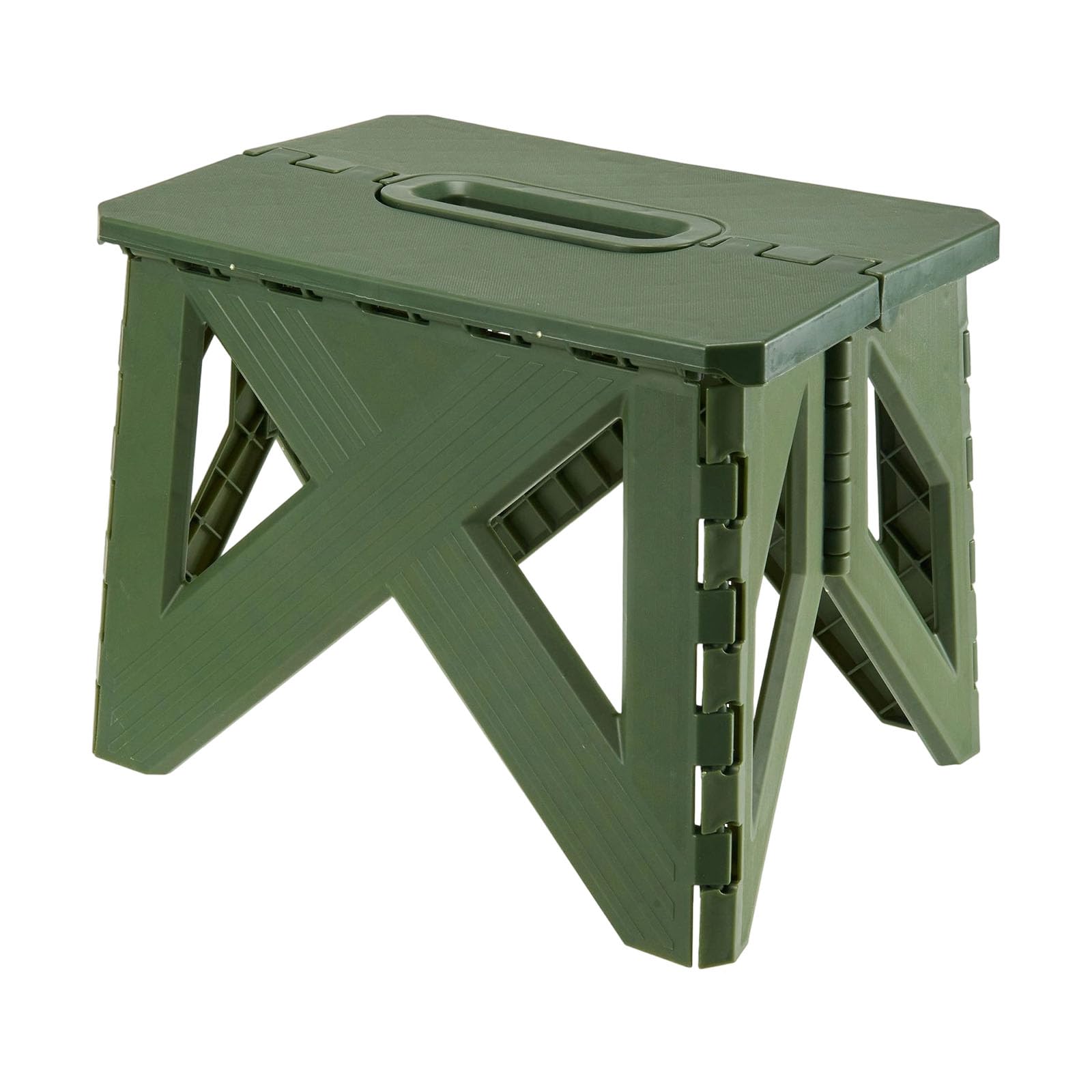 Buxuaaaa Sturdy PP Materials Outdoor Stool Ergonomic Seat for Fishing Camping Trips Picnics Family Gatherings Outdoor Activities Compact Folding Footrest