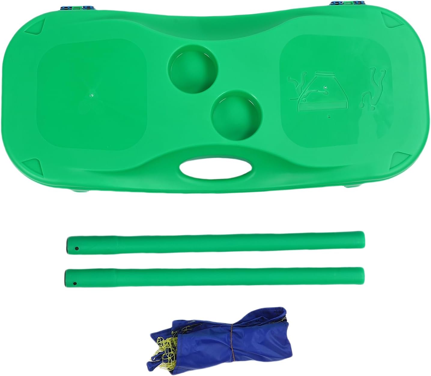 Drfeify Portable Badminton Net Easy Setup Set ABS Polypropylene QuickAssembly Sports Net for Backyard Tennis Indoor Outdoor Games with Sturdy Construction Compact Design