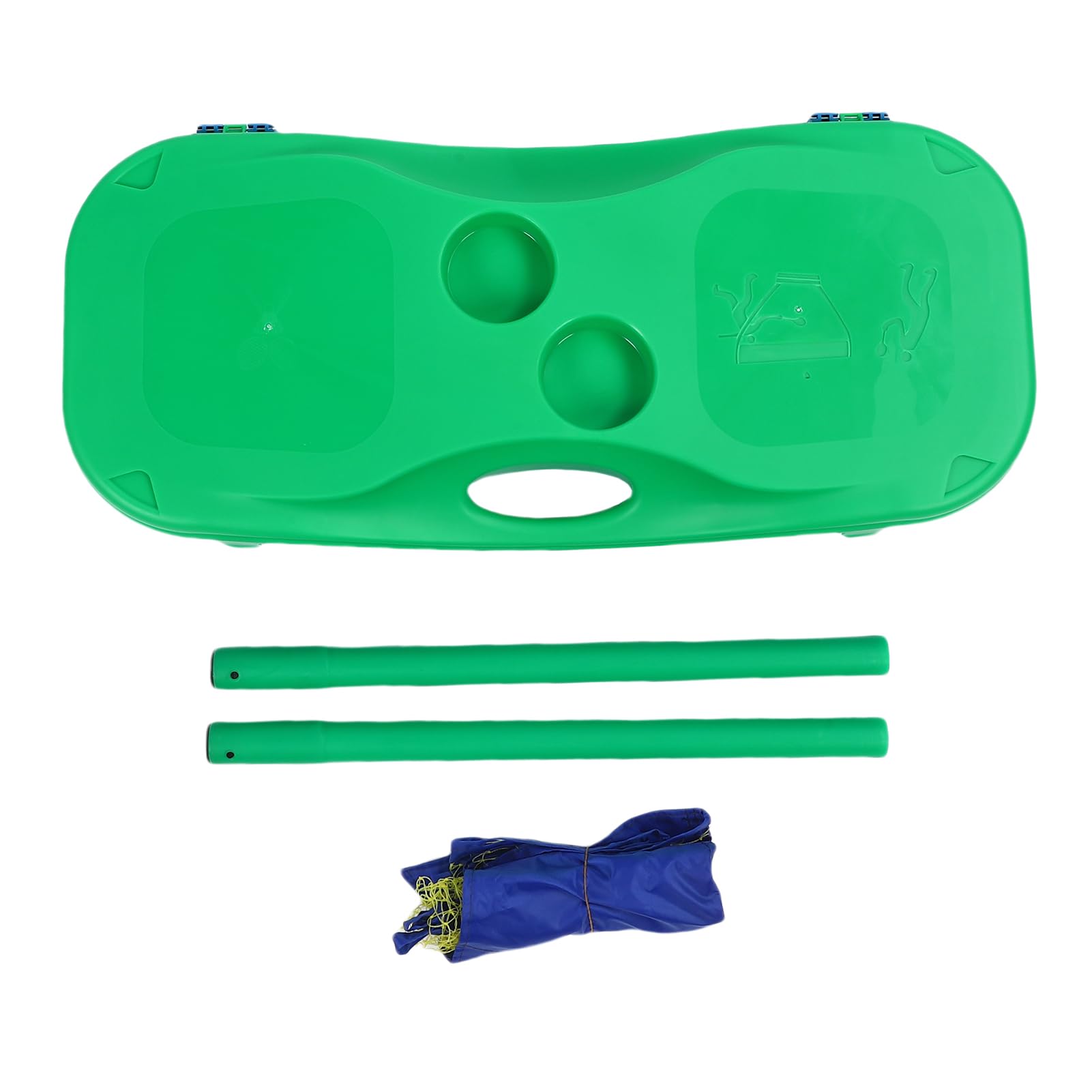 Alomejor Rete da Badminton portatile, robusta in polipropilene ABS per Tennis e Badminton, con base di stoccaggio per giochi al coperto e all'aperto