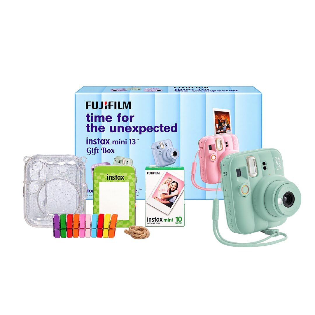 Fujifilm Instax mini 13 Gift Box with 10 Shots of instax mini Instant Film - Green-picture-22