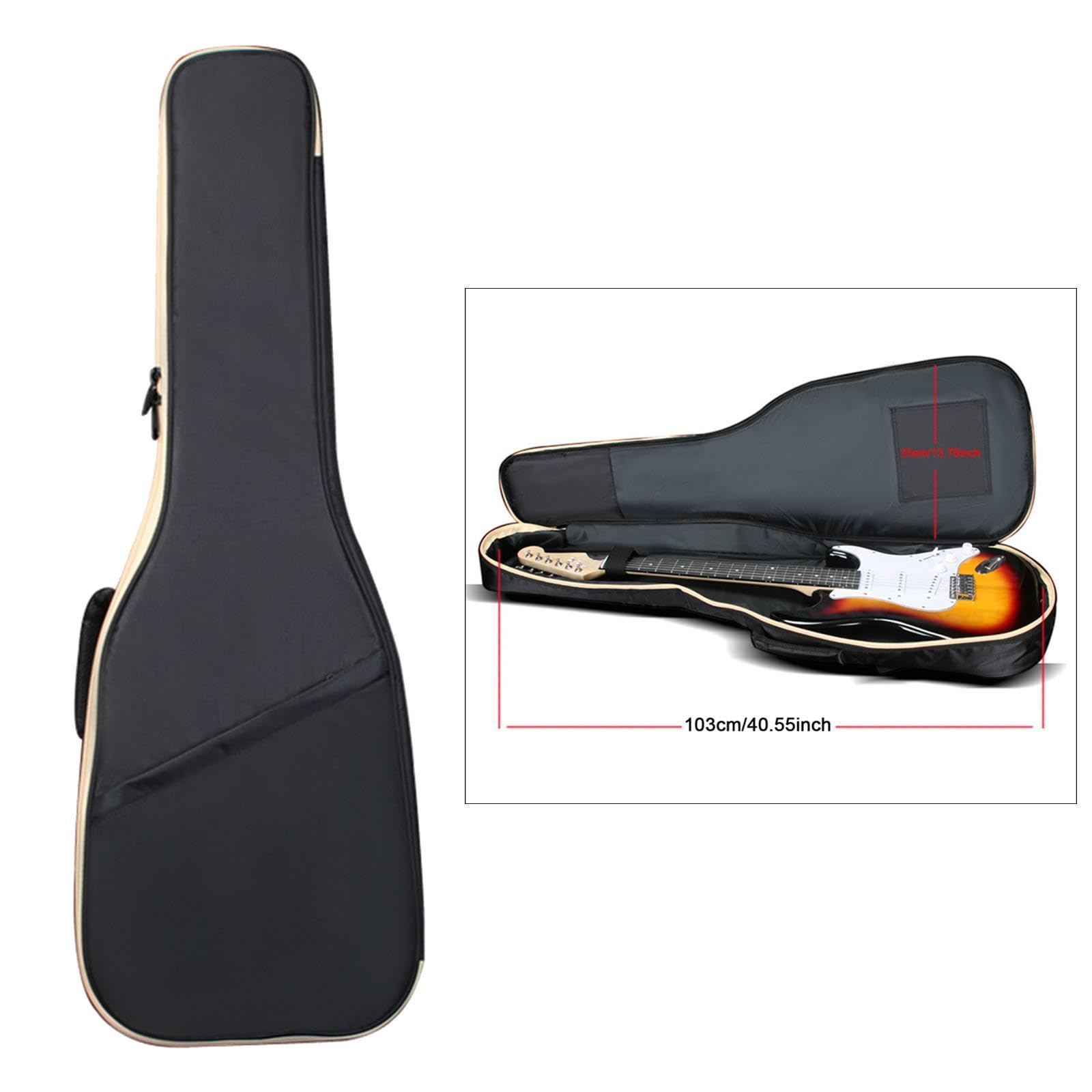 perfeclan Funda para bajo, funda de transporte para bajo, tela Oxford 650D con correa para el hombro, suave, gruesa, acolchada y con asa de transporte.