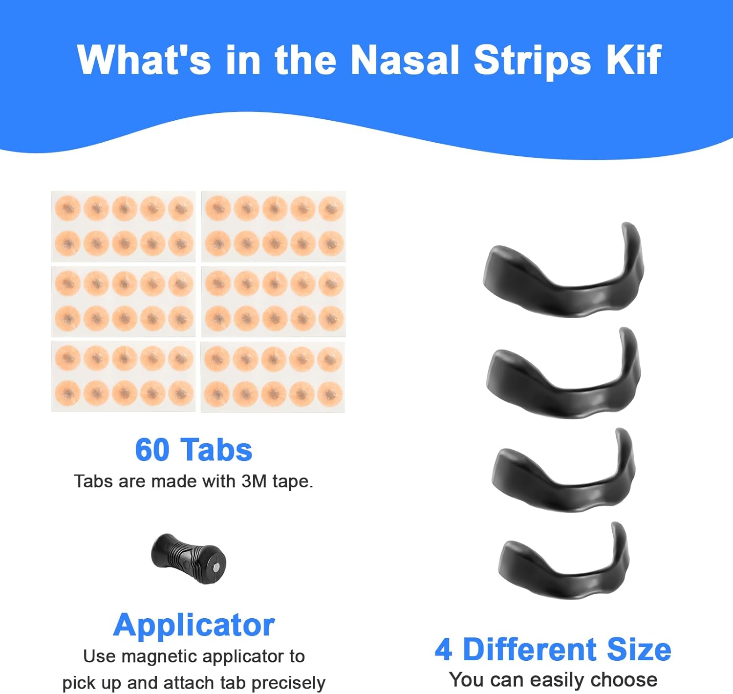 Magnetic Nose Strip(30 Pairs,Black),Magnetic nasal strips Innovative Design Anti-Snoring Equipment,Reduce Snoring,Improve Sleep Quality - Sweat Resistant,Extra Strength Snoring Solution - Image 2