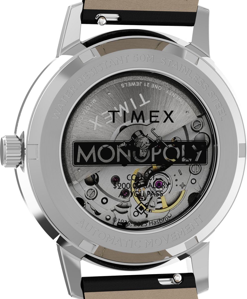 Timex Men's Analogue Automatic Watch X Monopoly