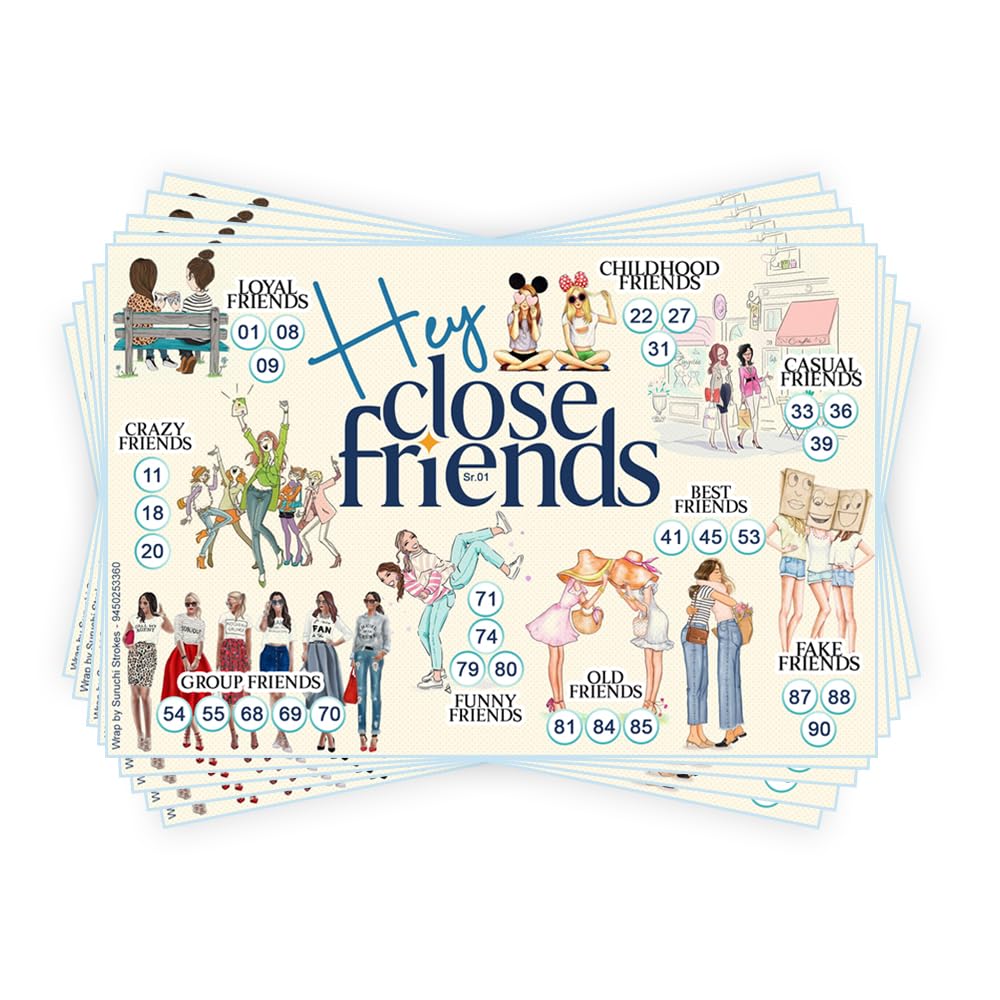 See full amazon price history chart for Suruchi Strokes Close Friends Theme Tambola Tickets, New Bingo, Housie Games, Friendship Collection, Designer Printed kukuba for Family Wedding Kitty Party (40 Tickets) Suruchi Strokes Close Friends Theme Tambola Tickets, New Bingo, Housie Games, Friendship Collection, Designer Printed kukuba for Family Wedding Kitty Party (40 Tickets) (B0DDHL1Y8B) Amazon Price History, Amazon Price Tracker