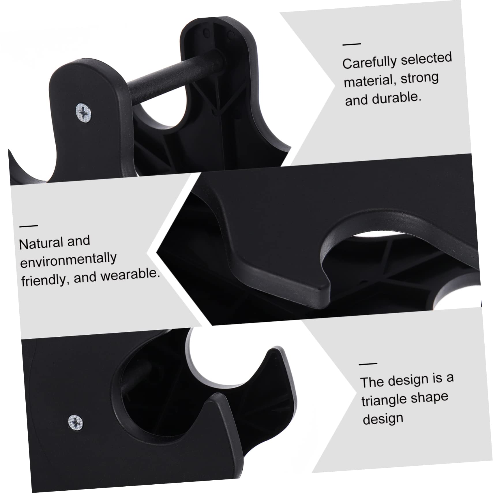 Mikikit 1Pc Dumbbell Storage Bracket Chic Dumbbell Display Rack for Home Gym Organization Durable Structure Capacity Dumbbell Holder for Fitness Enthusiasts