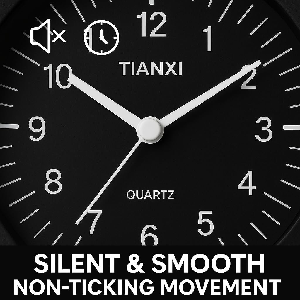 Analog Alarm Clock - Silent & Loud -2
