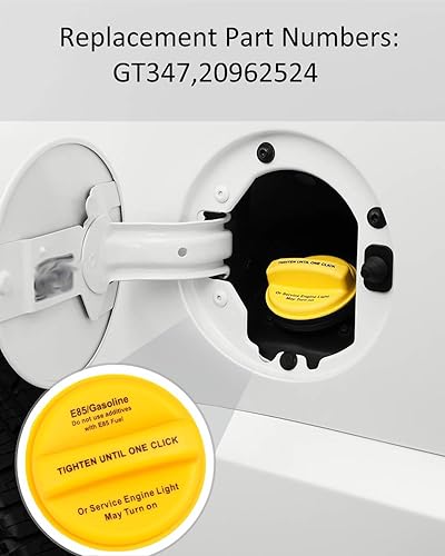 Miniatura 6 de Tapa de gasolina, tapa de llenado de depósito de combustible para Chevy Avalanche Silverado 1500 2500 HD 3500 HD Suburban Tahoe, apto para Cadillac