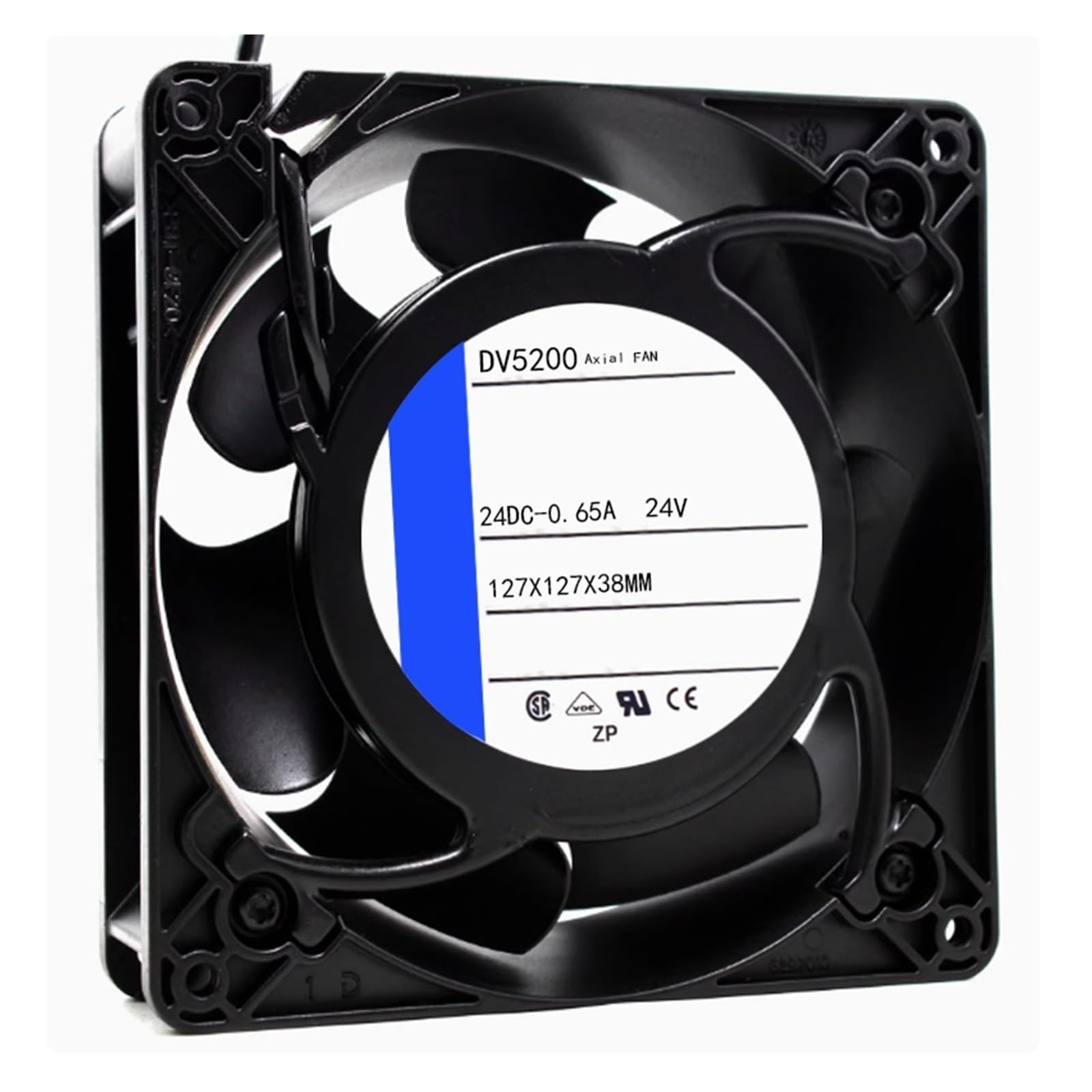 LZIKKGKI DV5200 24DC-0.65A 127X127X38 2 Wire 24V COOLING FAN