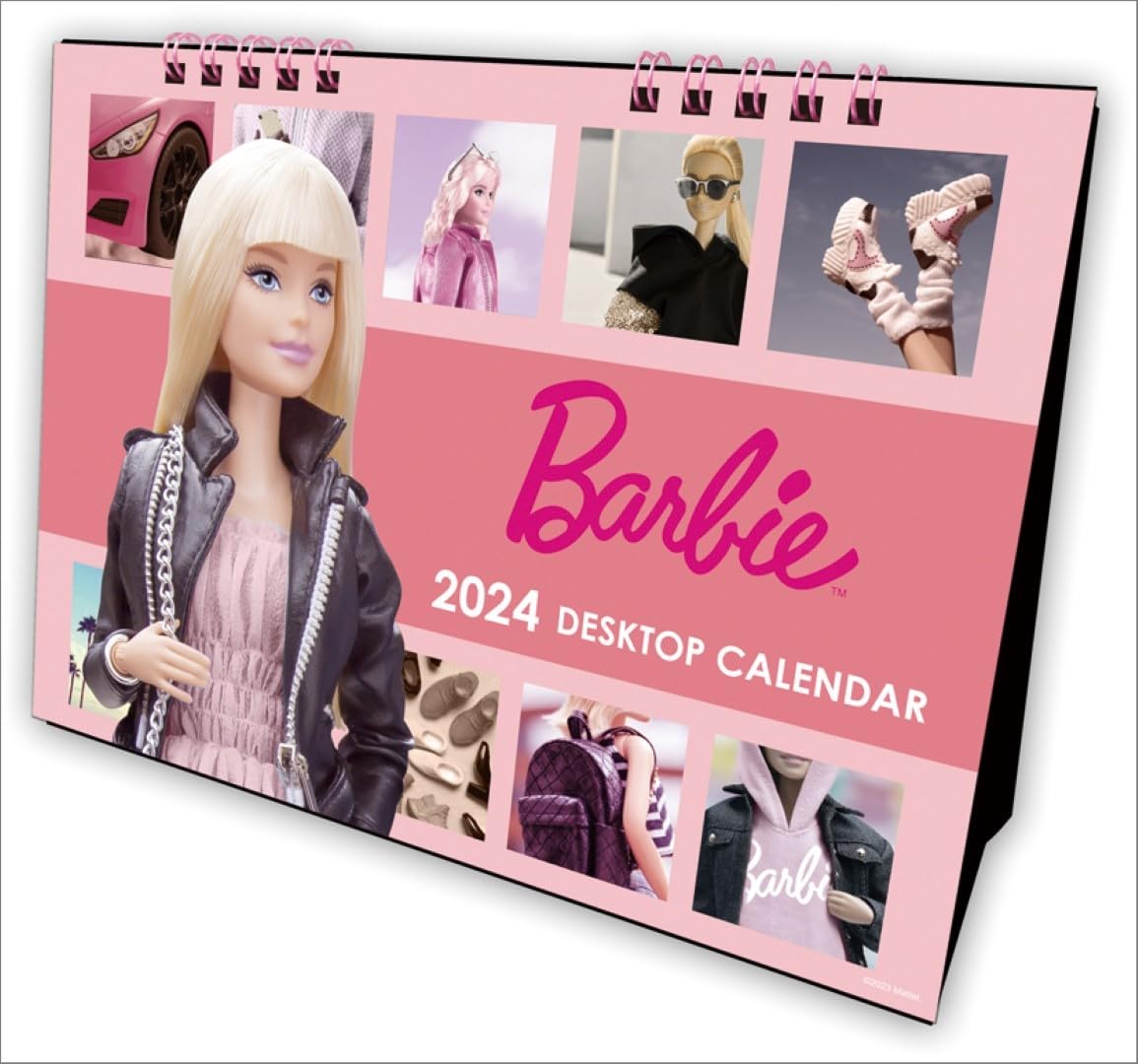 Barbie カレンダー 2022 卓上 Amazon | バービー 2024年 卓上カレンダー CL24-0369 | カレンダー