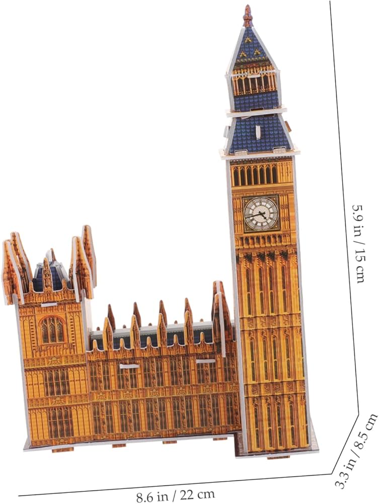 Amazon | WOONEKY 1 セット ビッグベンパズル ビッグサイズの