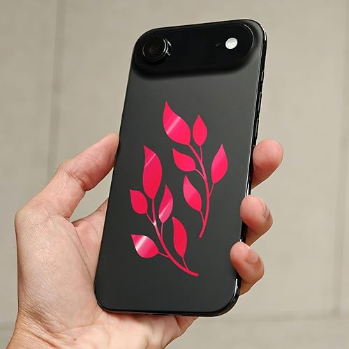 Miniatura 4 de VViViD DECO65 - Rollo de vinilo permanente color rosa fluorescente neón de 12 pulgadas x 15 pies para Cricut, Silhouette y Cameo, incluyendo hoja