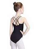 Toddler Kids Girls Camisole Leotards for Ballet, Double Breast Dance Bodysuit
