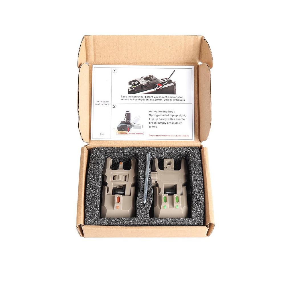 Viseur de fibre optique pliable en nylon pour rails de 20 mm