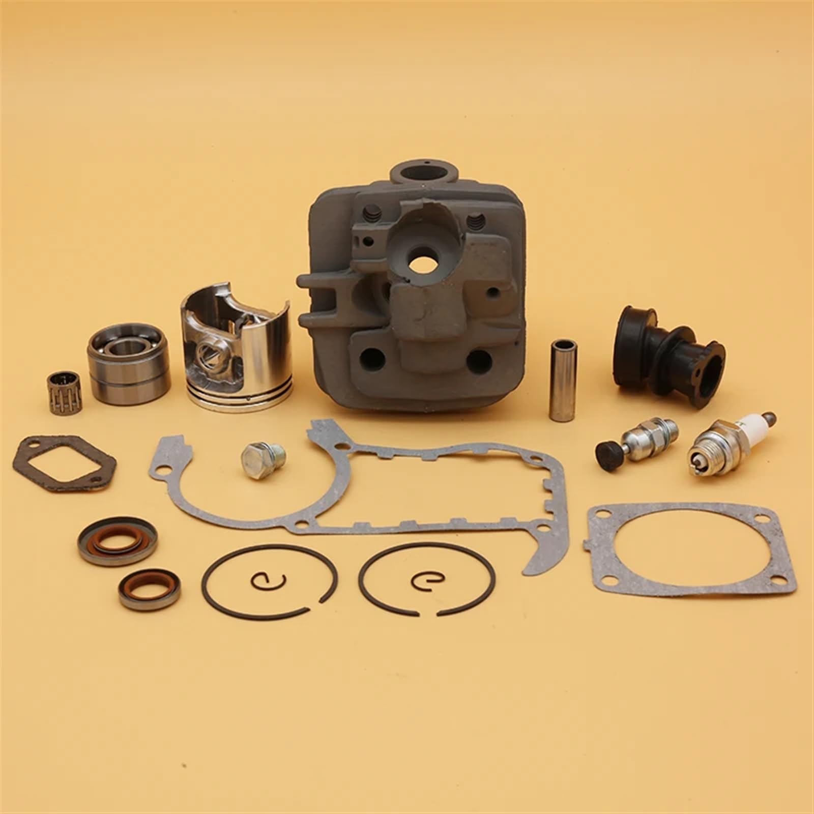Zestaw uszczelek łożysk kolektora dolotowego cylindra tłokowego 47 mm, do pił łańcuchowych STIHL, MS361 MS 361 Części zamienne narzędzi Tłok cylindra do maszyn ogrodowych