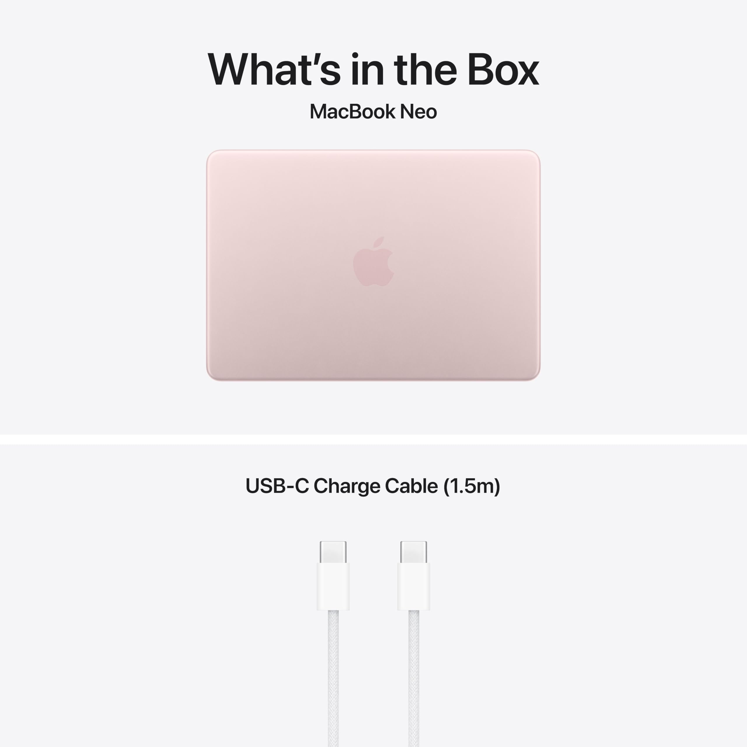 Apple MacBook Neo 13-inch Laptop with A18 Pro chip: Built for AI and Apple Intelligence, Liquid Retina Display, 8GB Unified Memory, 512GB SSD Storage, 1080p FaceTime HD Camera, Touch ID; Blush — view 6