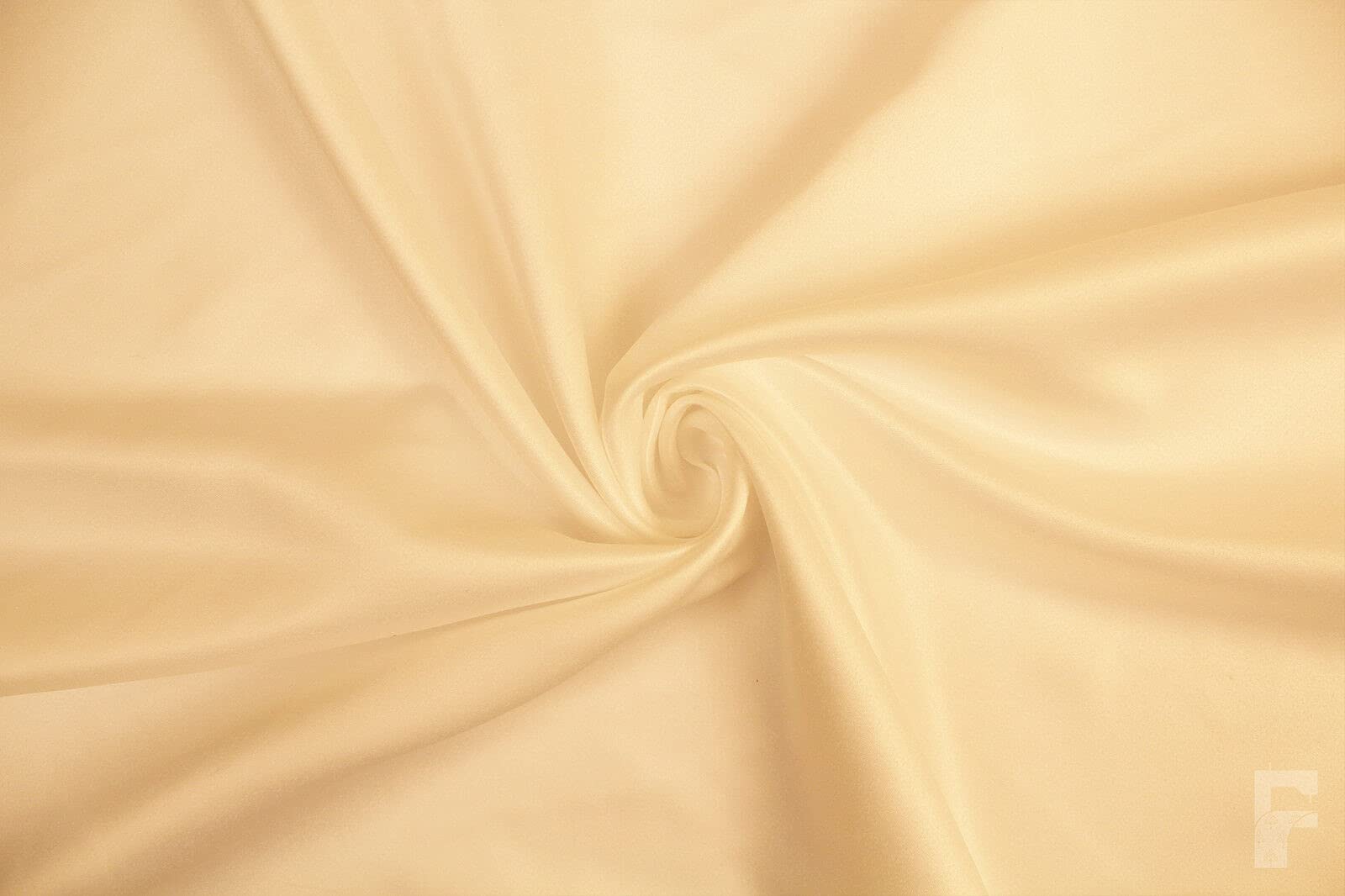 Duchess Satin Fabric Premium Quality Luxurious Bridal Dressmaking Material (Ivory)