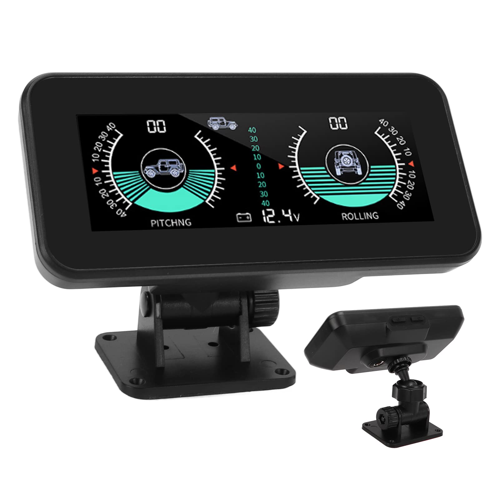 Inclinómetro Inteligente Universal para Coche, Medidor de Inclinación, Medidor de Inclinación de ángulo Digital HUD de Alta Resolución