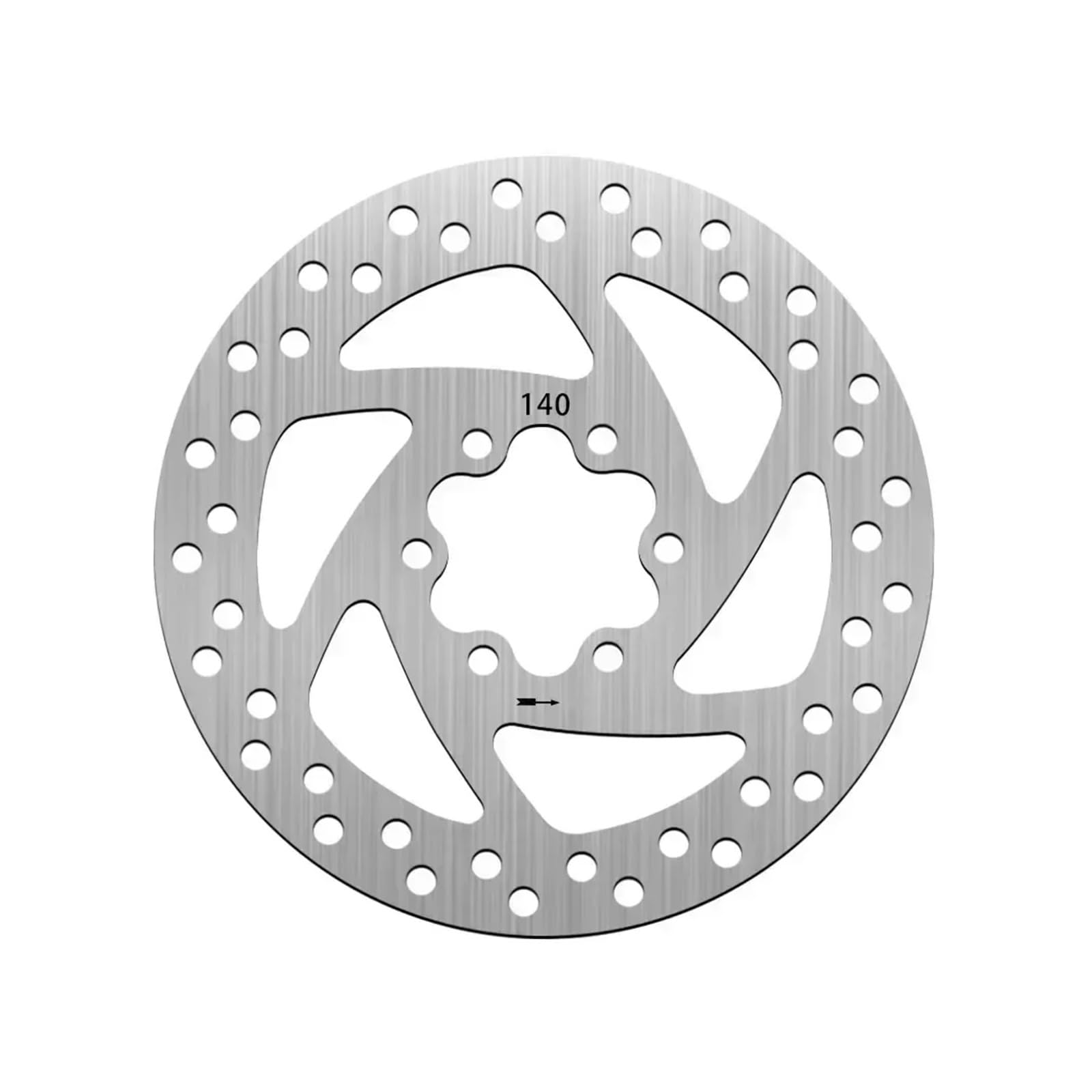 Pastiglie Freno a Disco Spesse 140 mm Colorate for Scooter Elettrico G2 Max PRO Disco Ruota Posteriore in Acciaio Inossidabile con 6 Viti(140mm B)
