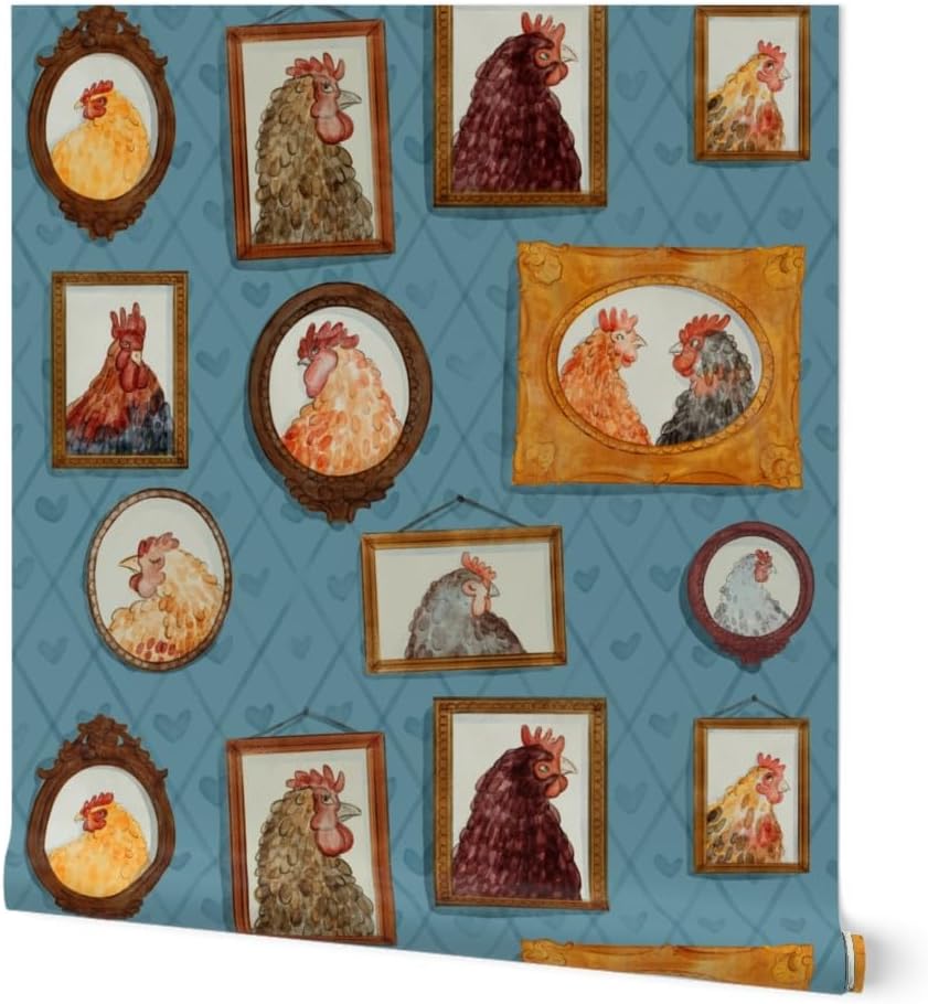 CONCORD WALLCOVERINGS ™ Wallpaper Border Vintage Pattern Roosters ...