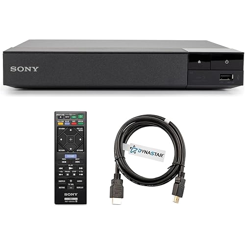 Region Free Blu-ray Player Compatible with Sony BDP-S1700 Multi Region Code Free | Blu-ray Regions A, B, C | DVD Regions 0-8 with Dynastar 6FT HDMI Bundle