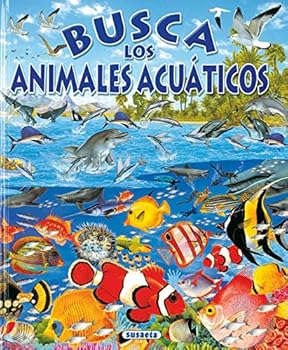 Hardcover Busca los animales acuáticos [Spanish] Book