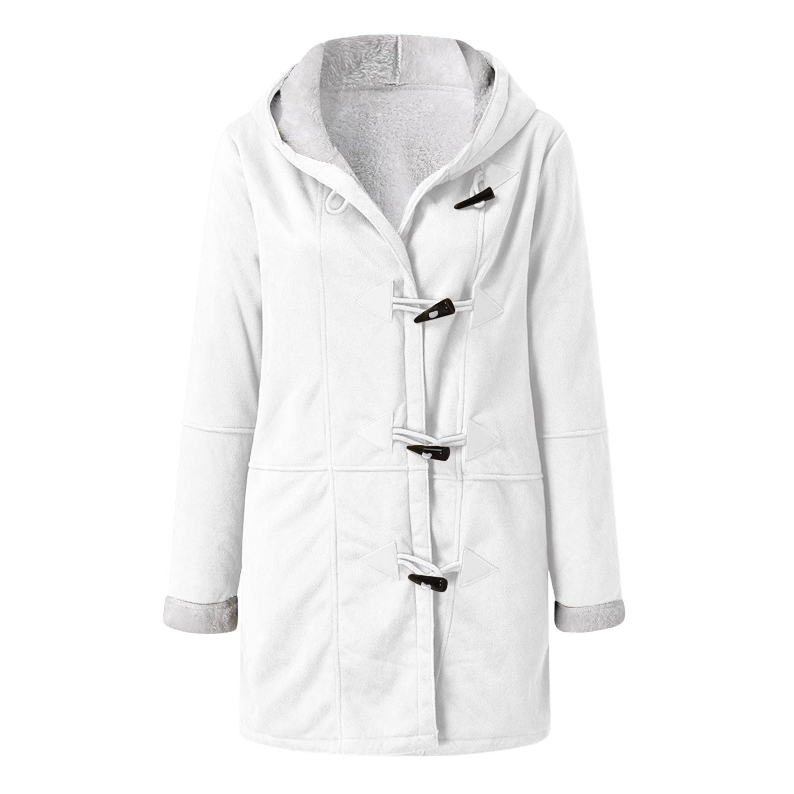 Fleecepullover Damen Gefüttert Warme Winterpullover Sweatshirt Hoody