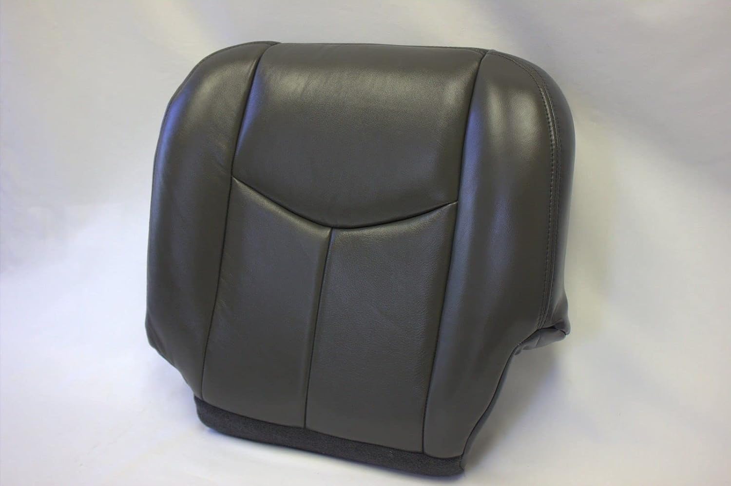 2003 2004 2005 2006 GMC Sierra Driver Bottom Leather Seat Cover Dark Gray 692
