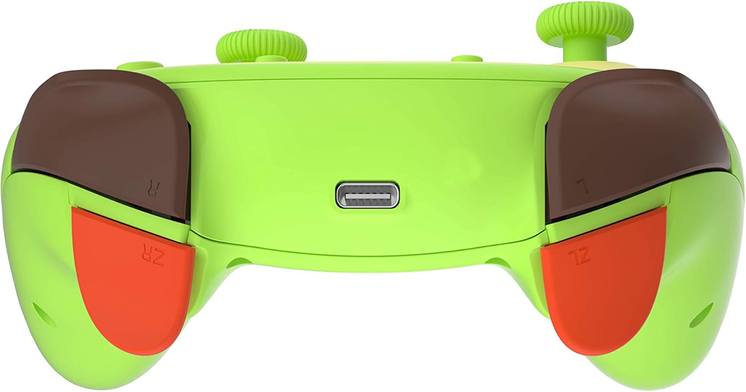 Top view of IINE NSW Mini Wireless Controller showing USB-C port