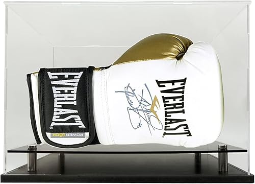 Miniatura 7 de Vitrina transparente para guantes de boxeo, estuche de exhibición de guantes de béisbol acrílicos de autoensamblaje para tamaño completo, vitrina de