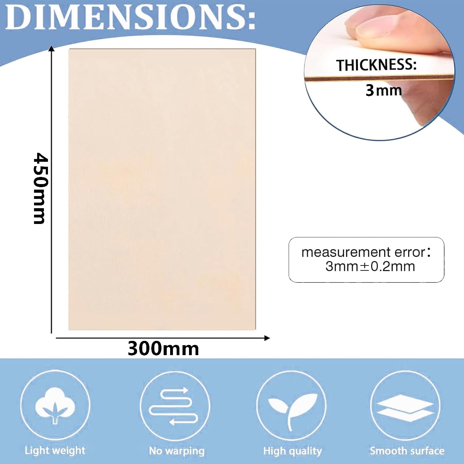 15 Pack Basswood Sheets for Crafts 12x18x1/8 Inch 3mm Basswood for Laser Cutting & Engraving, Drawing,Wood Burning, Unfinished Plywood Sheets for DIY Ornaments and Architectural Model (12x18x1/8)