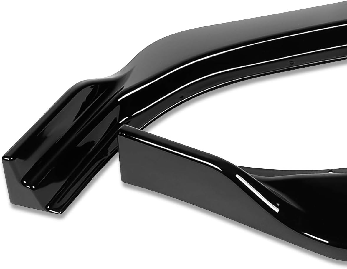 Auto Dynasty 3Pcs MP-Style Car Front Bumper Lip Spoiler Wing Body Kit Compatible with Toyota Sienna 11-15, Gloss Black