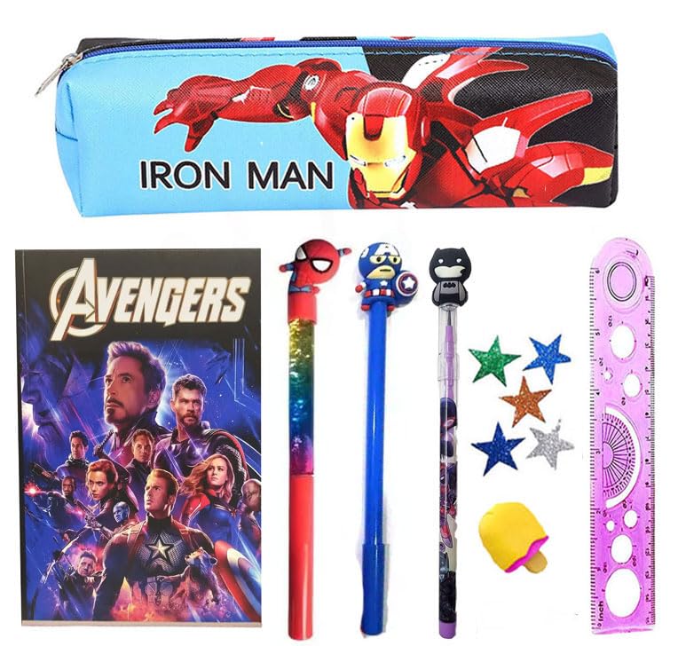 See full amazon price history chart for KOBBET Polyester 10Pcs Avenger Stationery Set For Boys,Avenger Kit,Avenger Theme Return Gift Birthday,Avenger Pencil Pouch With Pen All (Style 1)-Multicolor KOBBET Polyester 10Pcs Avenger Stationery Set For Boys,Avenger Kit,Avenger Theme Return Gift Birthday,Avenger Pencil Pouch With Pen All (Style 1)-Multicolor (B0CD2BNPFQ) Amazon Price History, Amazon Price Tracker