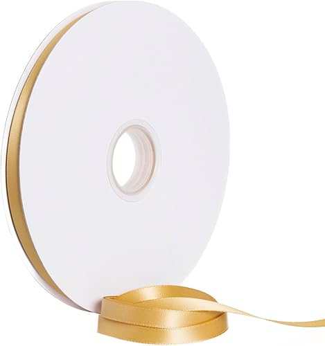 YASEO Cinta de satén de poliéster de doble cara de color sólido, 38 pulgadas de ancho, 100 yardas de largo, perfecta para bodas, envoltura de