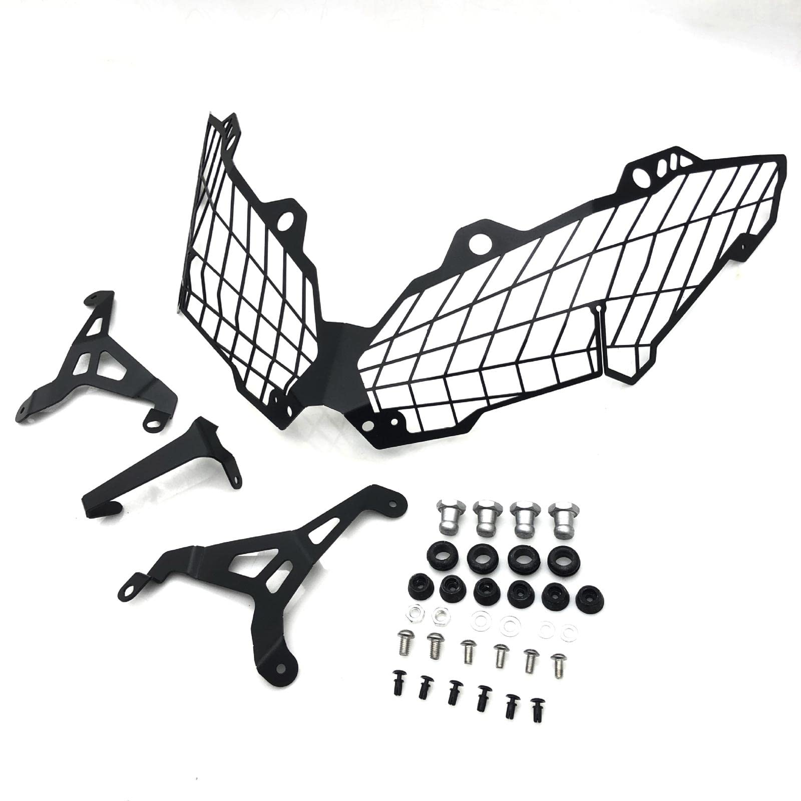 Motorrad Scheinwerfer Schutzgitter Grillabdeckung Edelstahl Schutzabdeckung Und Rostfrei für VERSYS650 2015-2020 Motorradpflege Frontschutz