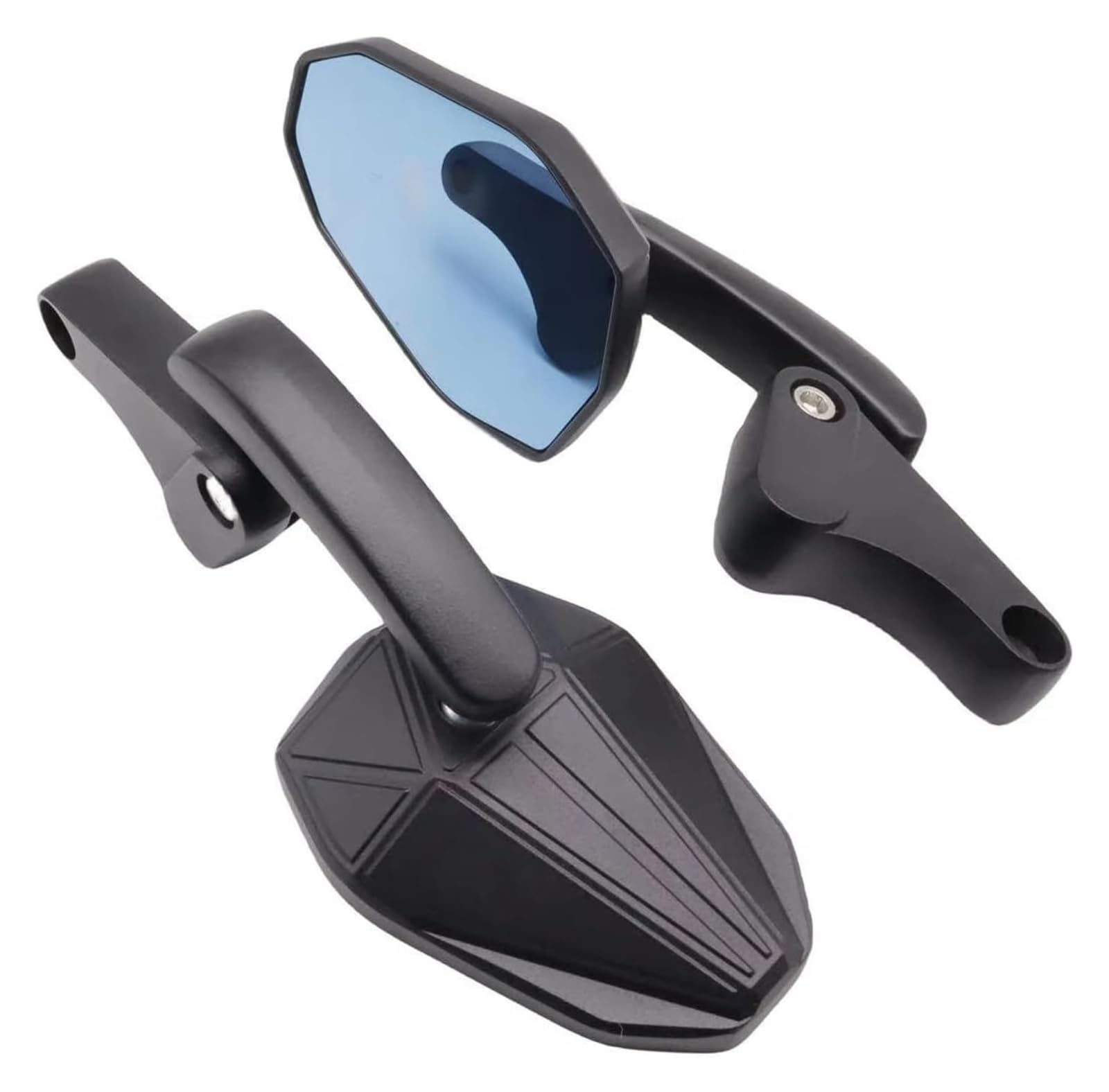 Coppia di specchietti retrovisori laterali for moto universali Bar End