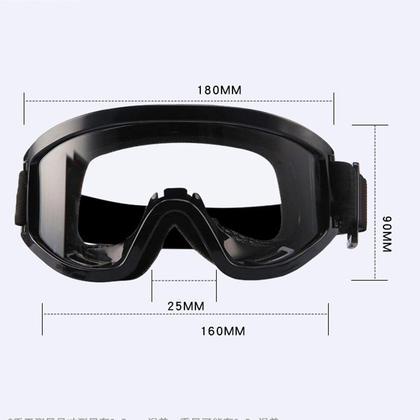 PENGQ Gafas de seguridad transparente anti-vaho gafas de seguridad, Química vidrios protectores, Usado Laboratorio de seguridad, de protección de los vidrios por la seguridad de los ojos.