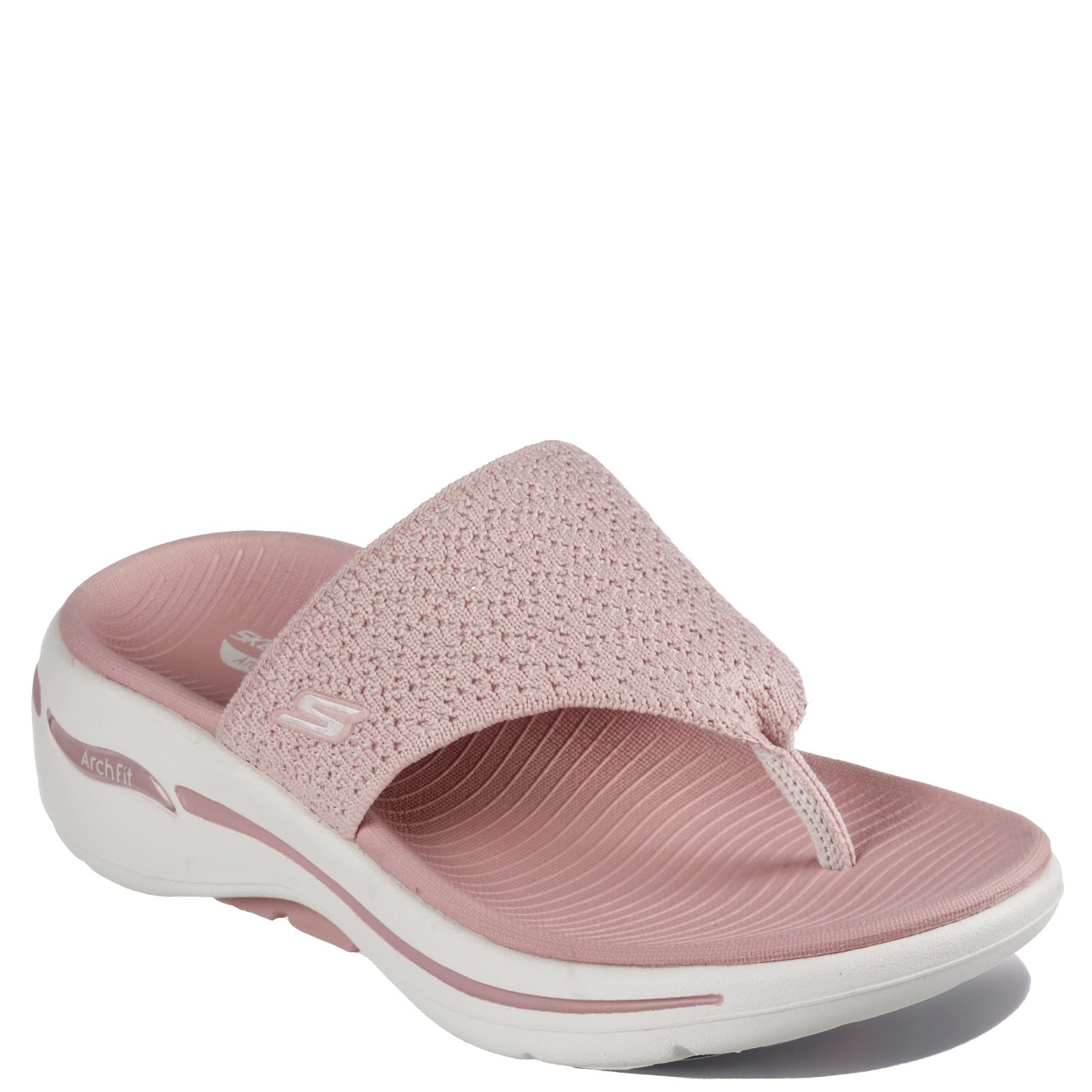 Skechers Knit Womens Casual Flip Flops (MAUVE, SIZE_06) (B09P9XC8WT) Amazon Price History, Amazon Price Tracker