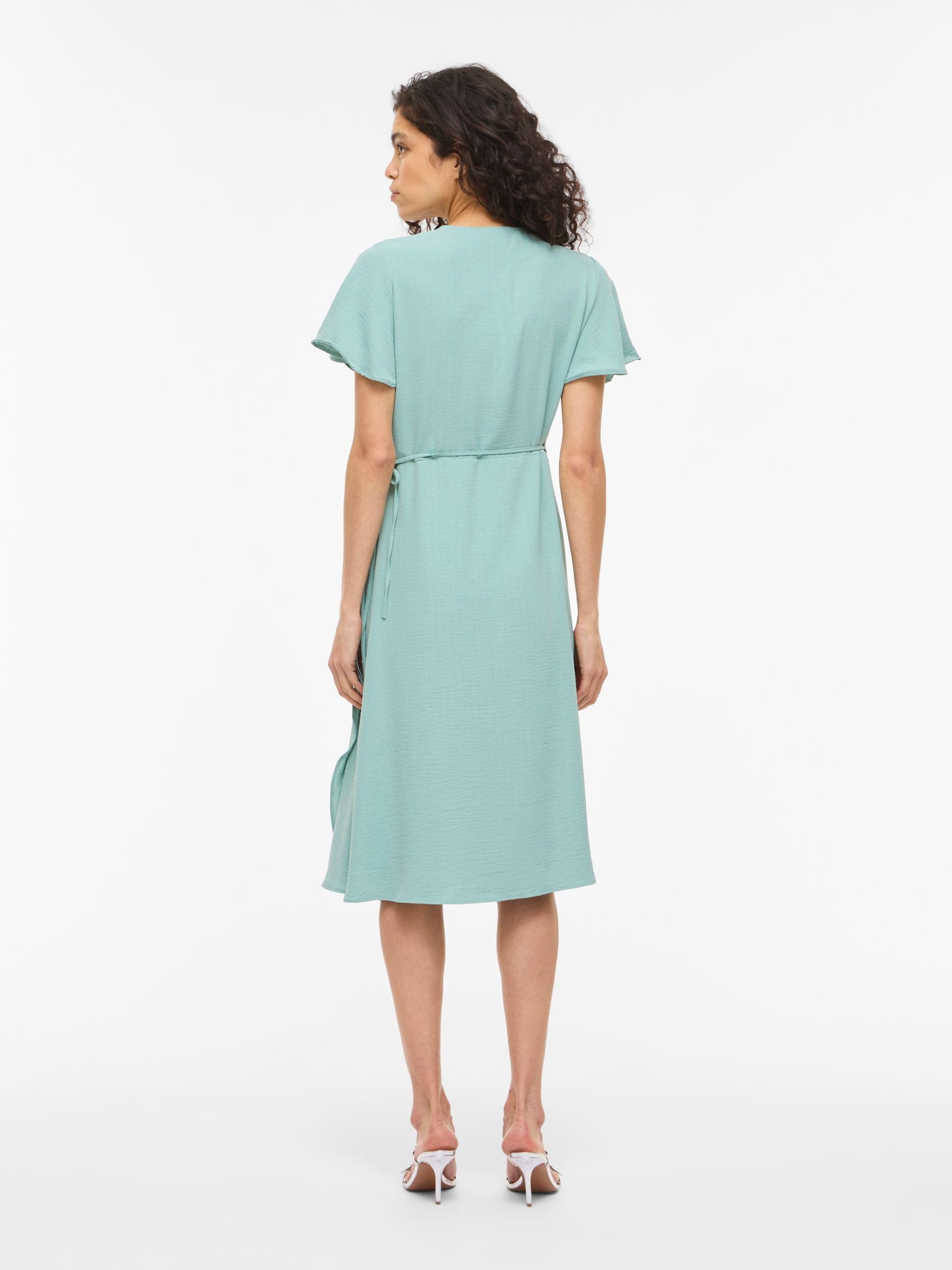 Vila Vilovie S/S Wrap Midi Dress - Noos Vilovie S/S Wrap Midi Dress - Noos Donna (Pacco da 1)