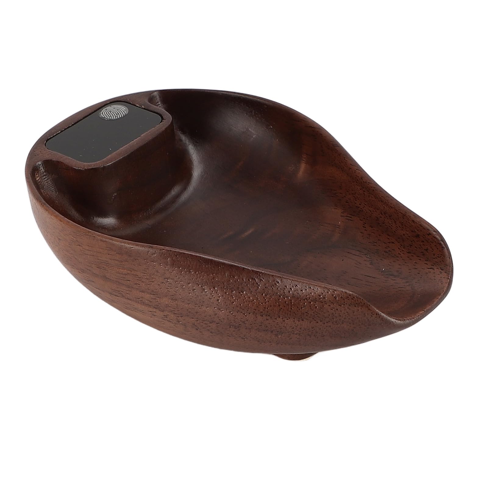 Tnfeeon Digitale Teewaage Holz, Präzisions Taschenwaage 0,1 G 0,01 Oz 0,3 Bis 200 G Wiederaufladbar for Backen Kaffee und Kochen