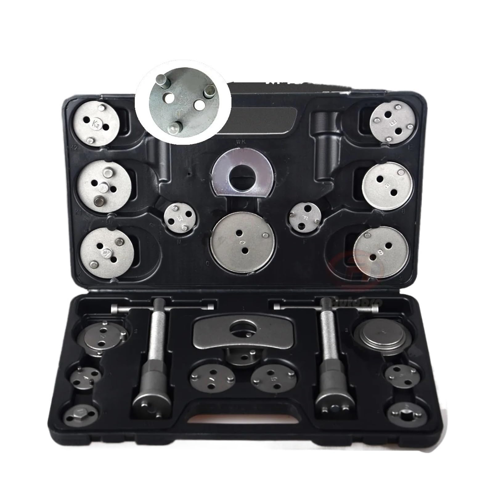 Car Heavy Duty Disc Brake Piston Caliper Compressor Rewind Tool Set and Wind Back Tool Kit(B)