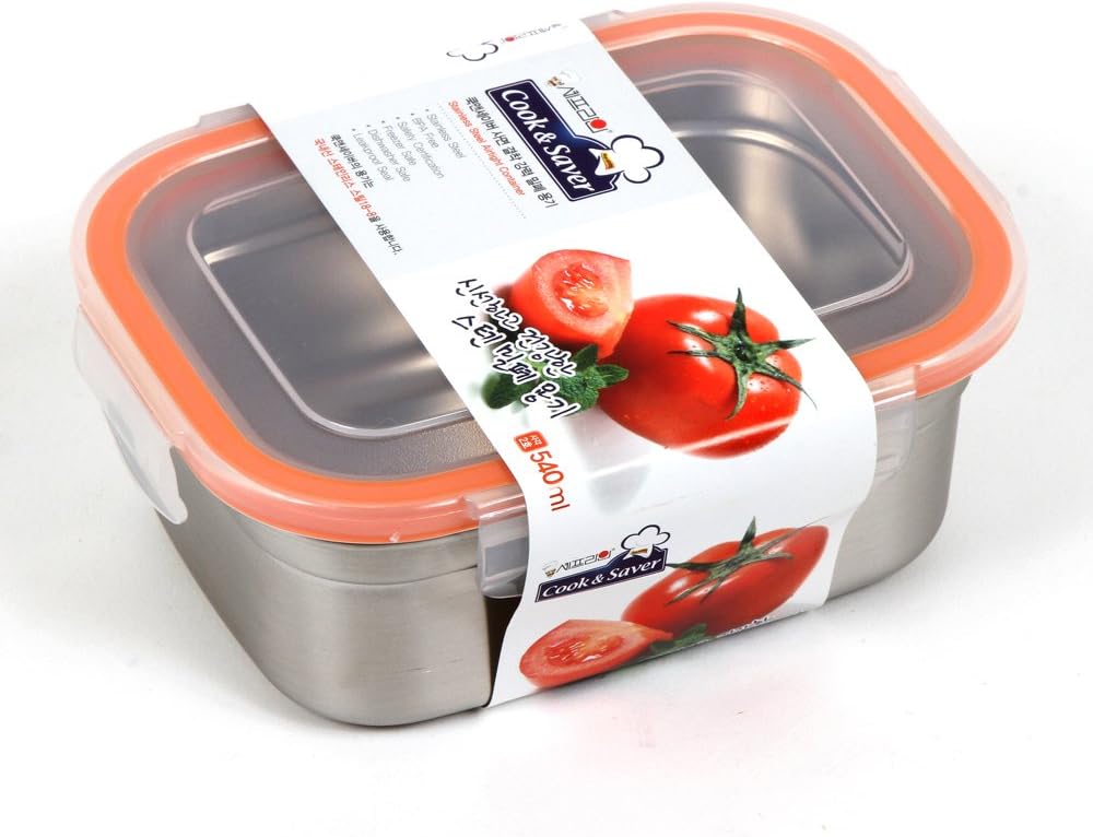 Cook and Saver 540 ml Stainless Steel/Airtight Container
