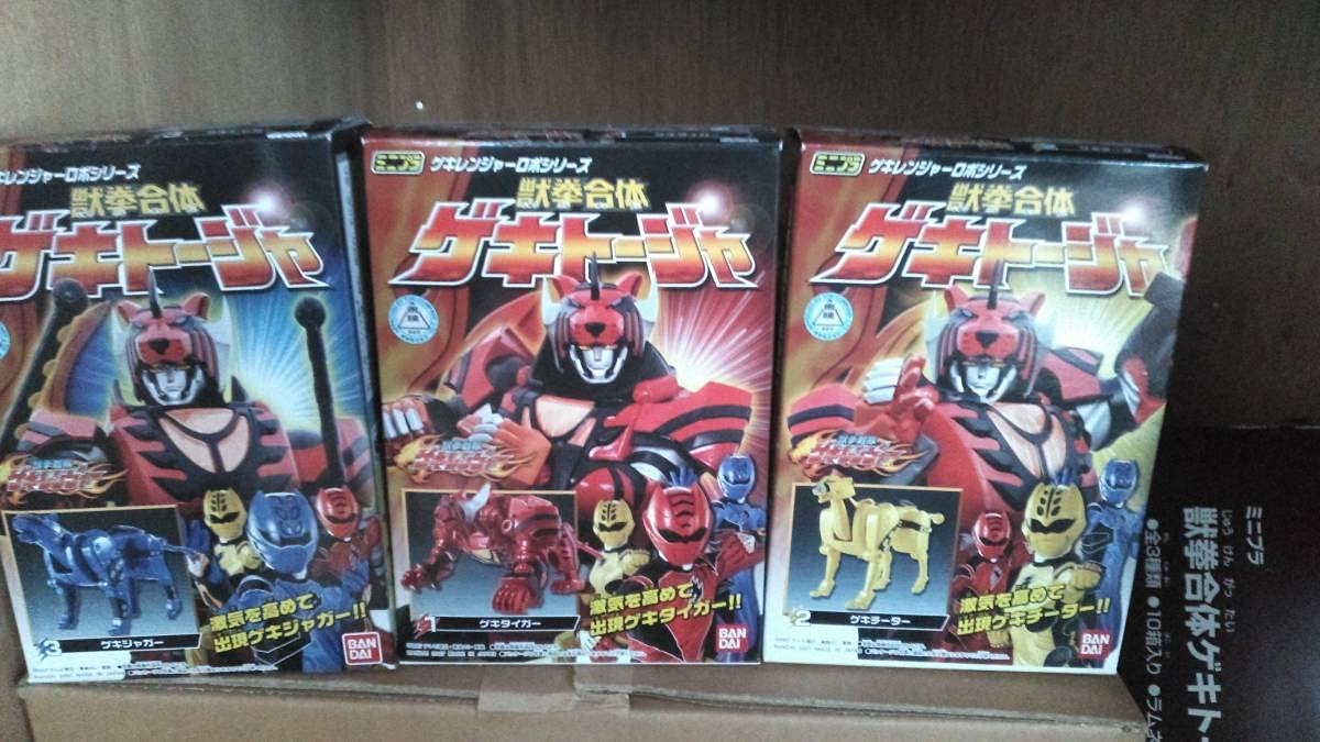 ミニプラ ゲキトージャ セット（獣拳戦隊ゲキレンジャー） Amazon | 食玩 ミニプラ 獣拳合体ゲキトージャ ゲキレンジャー