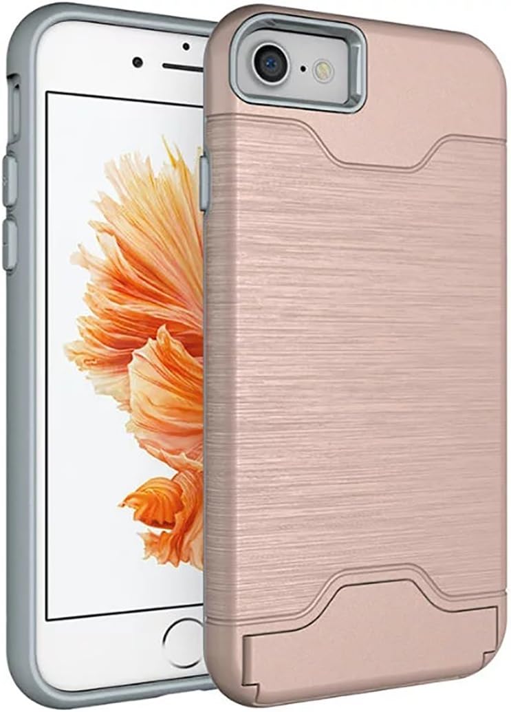 HONGGE 8 case, 7 case, Thinnest Soft Touch Slim Fit Flexible Protect Cover for 7/8 4.7 inch (Pink)